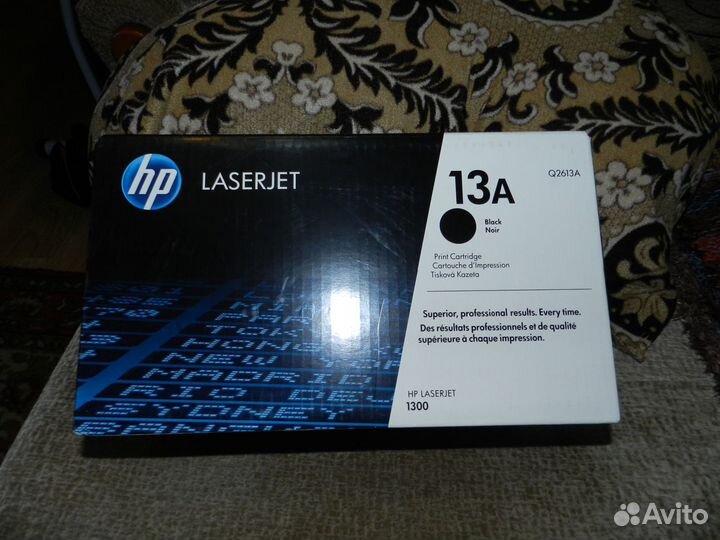 Картридж лазерный HP 13A (Q2613X) черный япония
