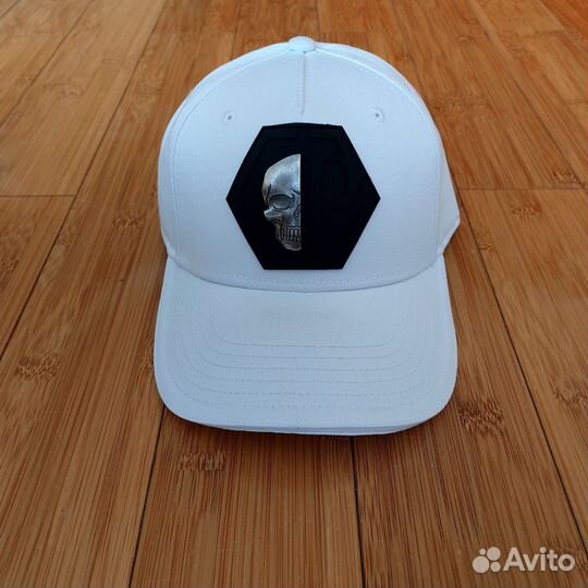 Кепка бейсболка Phillip Plain premium белая