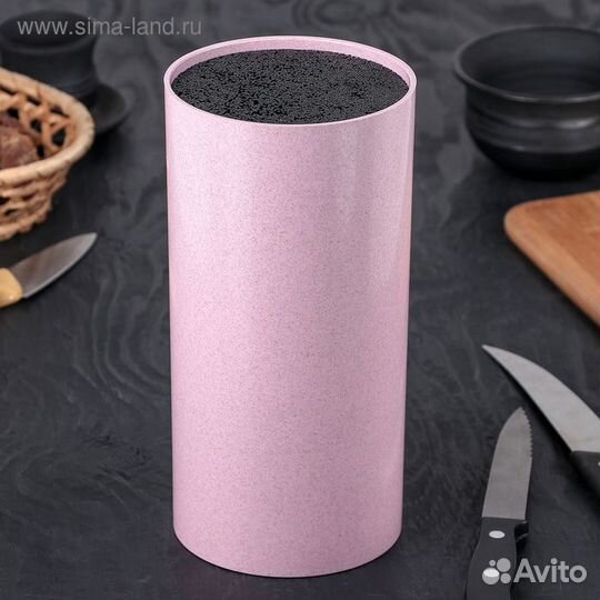 Подставка для ножей с наполнителем Доляна «Нежност