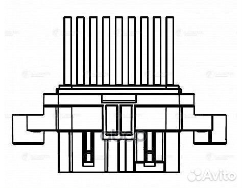 Резистор э/вент. отоп. УАЗ 3163 