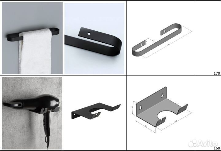Полка для ванной лофт оптом от производителя