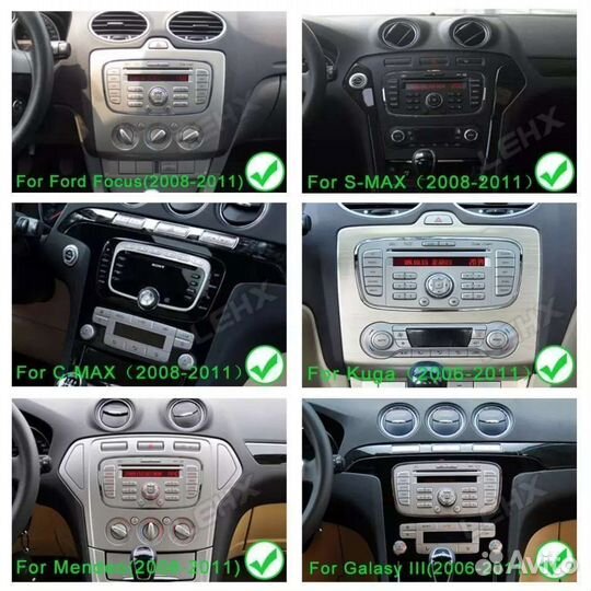 Штатная магнитола Ford C-max S-max андройд