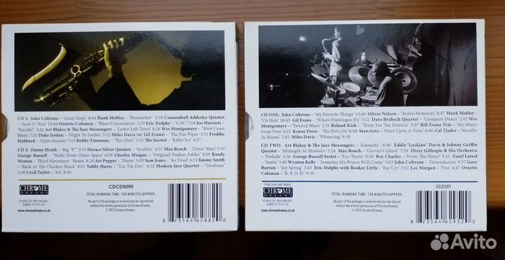 Cd диски. Сборники лучшего джаза 60х двойные