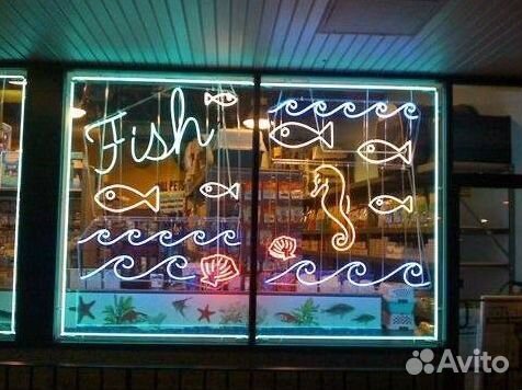 Неоновая вывеска от производителя