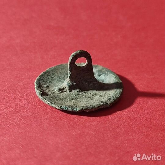 Старинная пуговица Лютый зверь