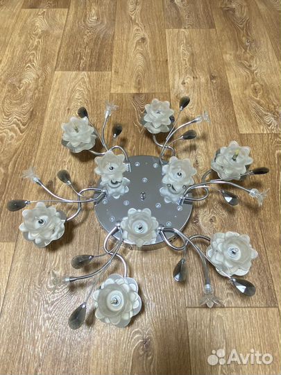 Потолочная люстра Eurosvet Джорджия 4853/9 хром