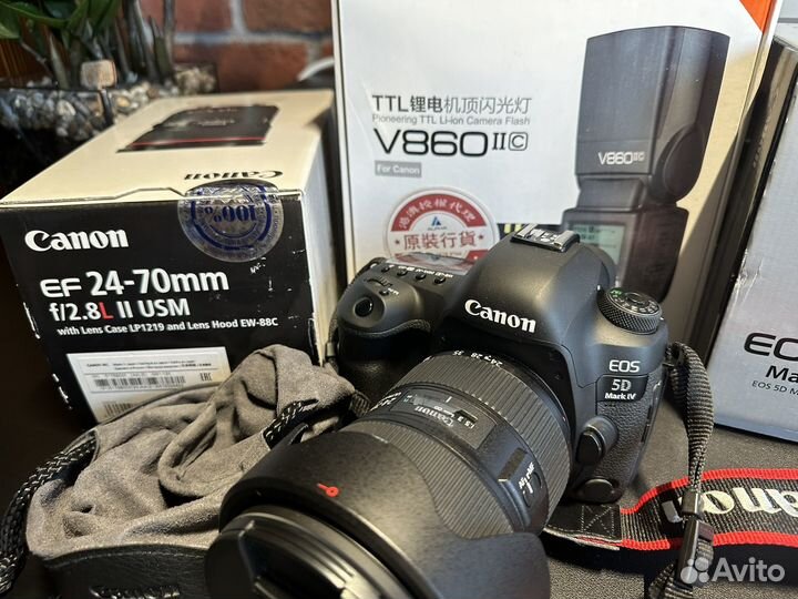 Canon 5D mark iv kit ef24-70 2.8l II usm