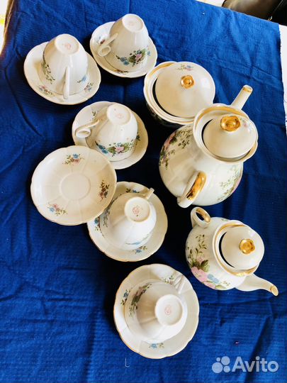 Сервиз чайный лебеди тернопольский заводь