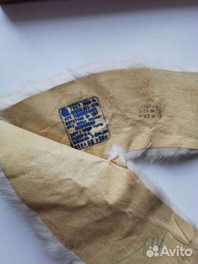 Меховой воротник песец СССР