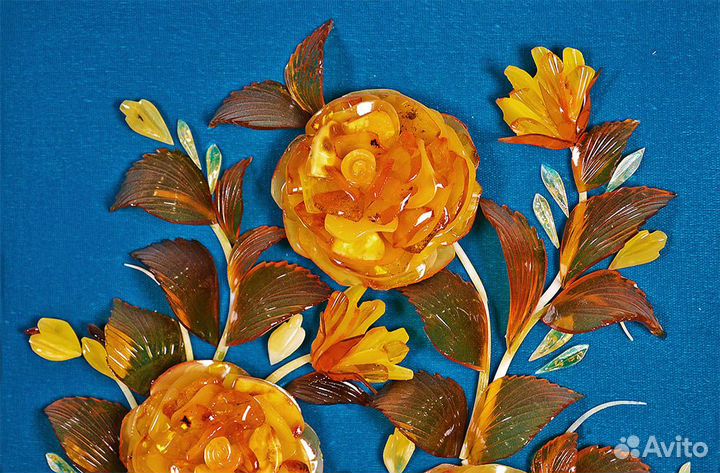 Картина из янтаря 