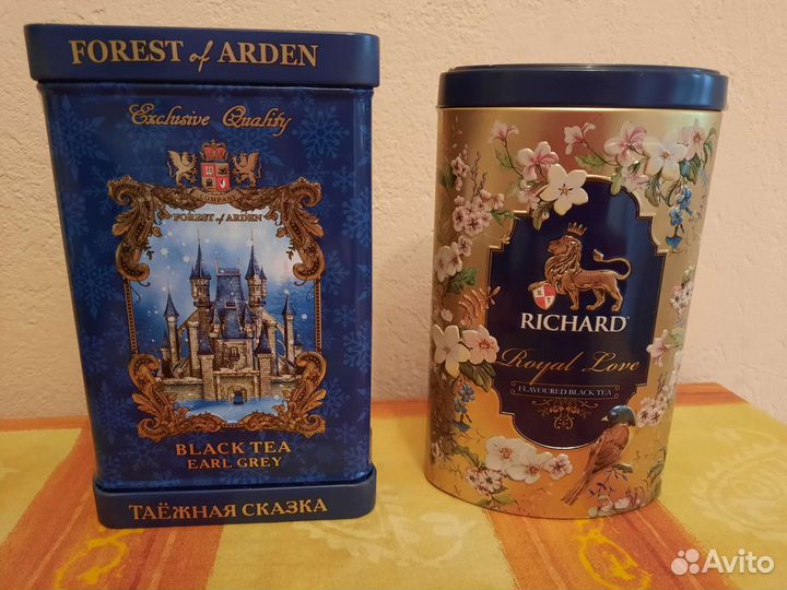 Жестяные банки для чая