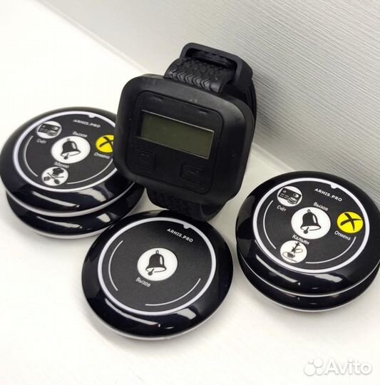 Система - кнопка вызова официанта и табло