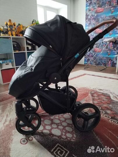 Коляска 2 в 1 эко кожа
