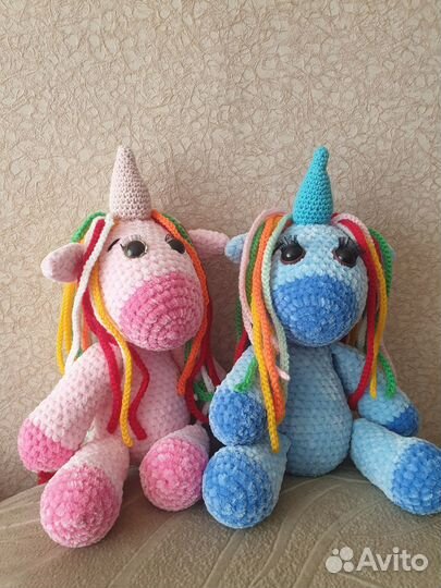 Вязаные игрушки ручной работы в наличии