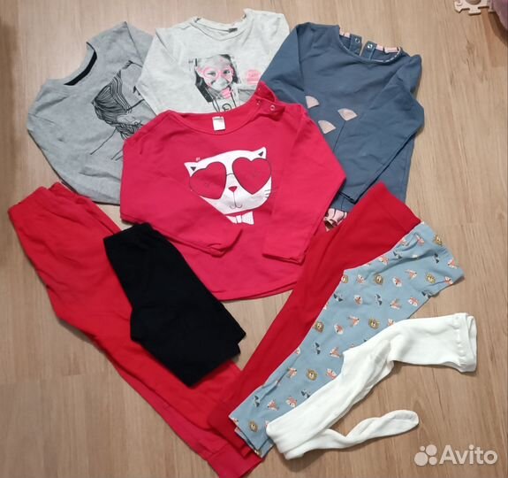 Детские вещи пакетом на девочку 98-110