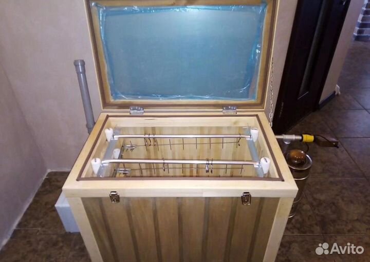 Коптильня хол копчения с эл статикой 150л