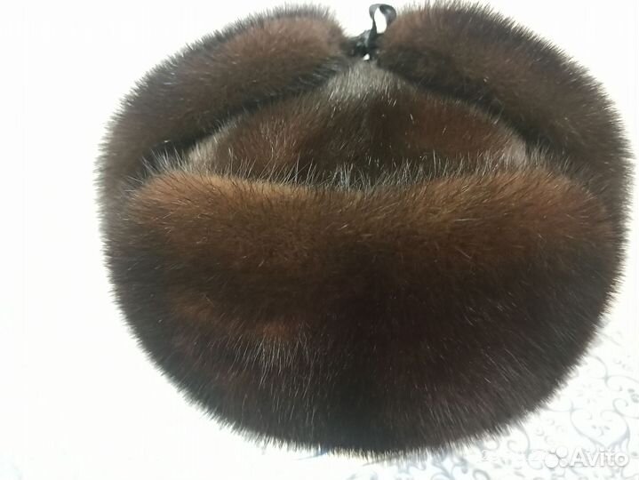 Норковая шапка мужская 58 размер