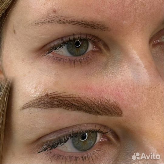 Перманентный макияж бровей