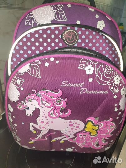 Рюкзак школьный для девочки 3 отделения