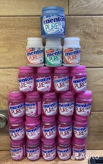 Баночка пластиковая от жевательной резинки