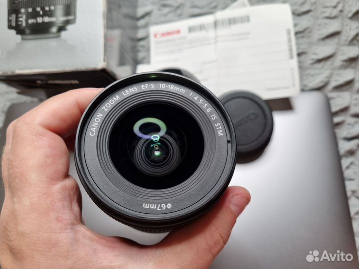 Объектив Canon 10-18 STM