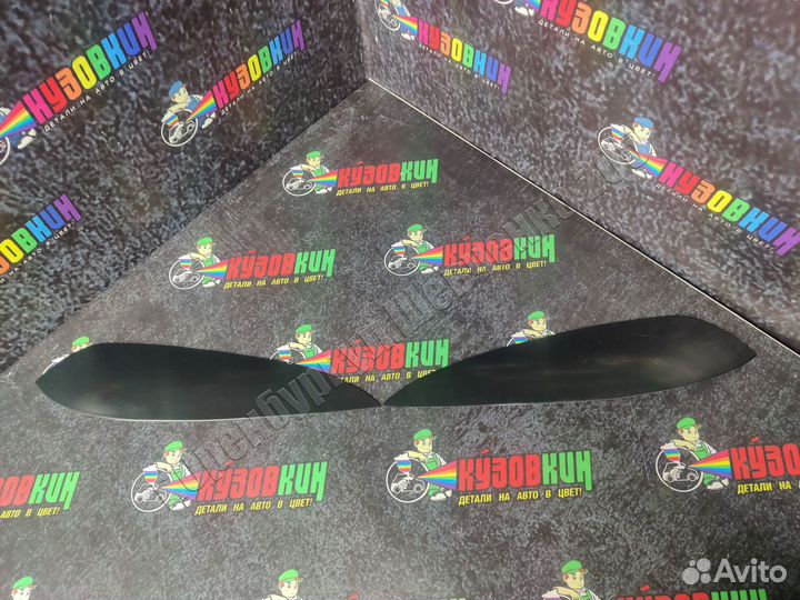 Накладки на фары реснички Chevrolet Lacetti седан