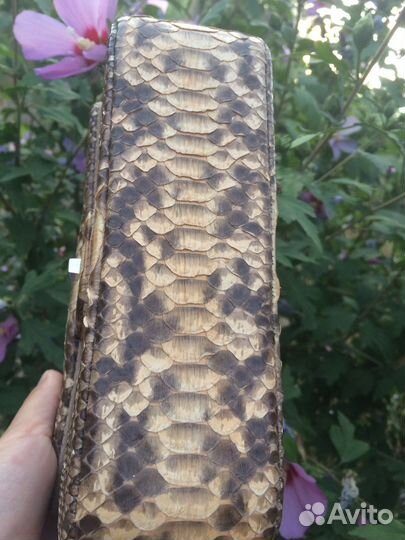 Сумка новая из кожи питона Питоша