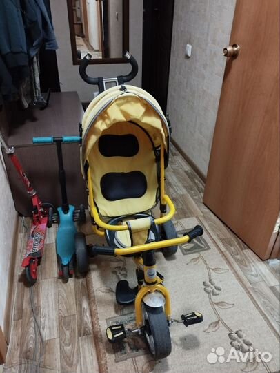 Велосипед с ручкой