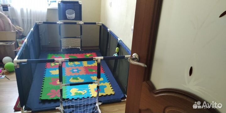 Манеж + пазлы «мягкий ковер»