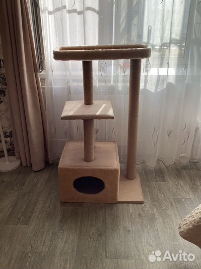 Домик для кошки с когтеточкой