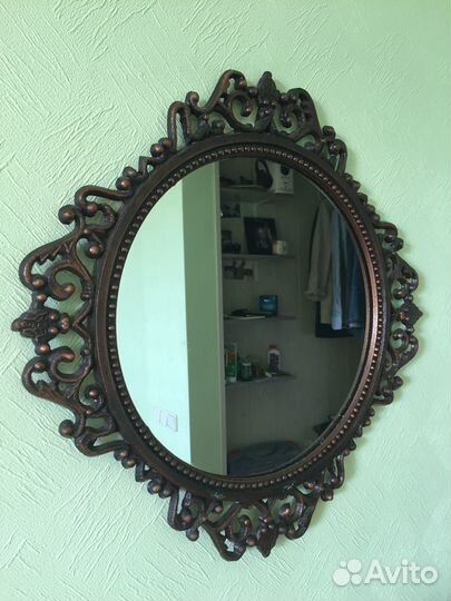 Зеркало с ковкой, СССР винтаж