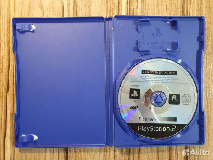 PS2. GTA 3. Лицензия (без карты и мануала)