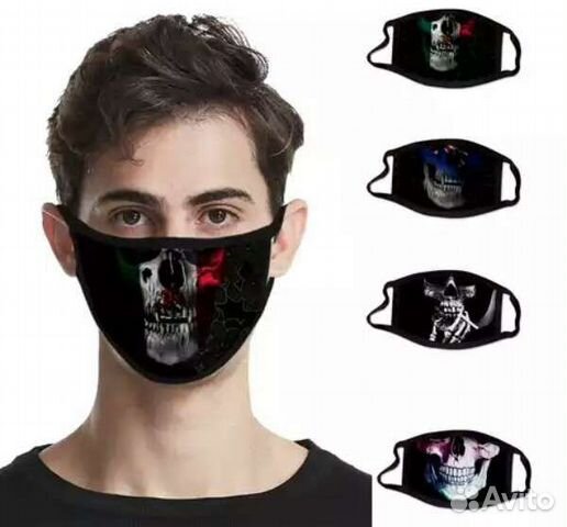 Маска защитная с рисунком