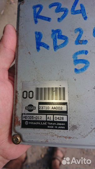 Блок Ecu skyline HR34 механическии