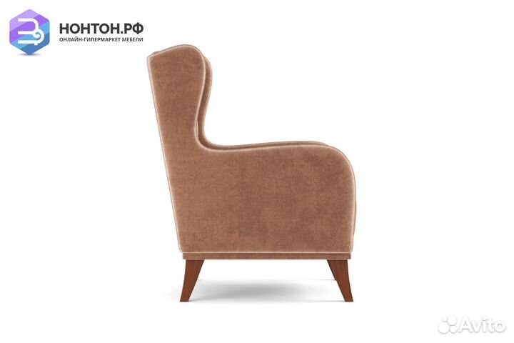 Кресло евромагнат светло-коричневое