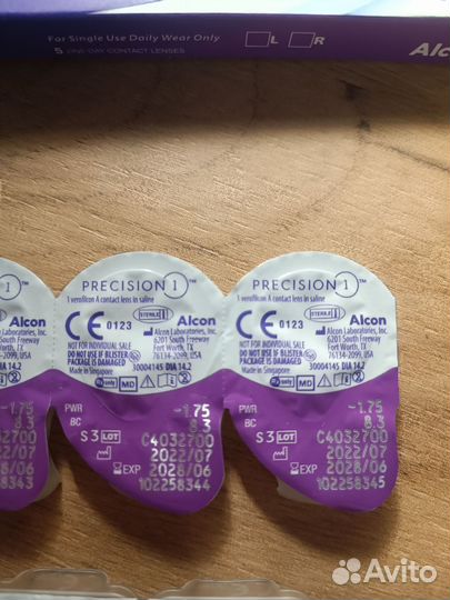 Линзы контактные acuvue oasys/Alcon -1. 75