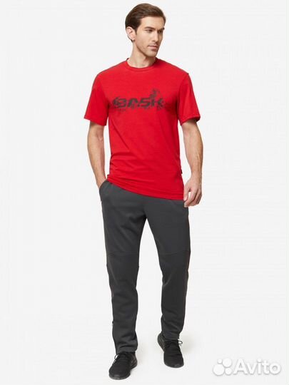 Красная мужская футболка bask