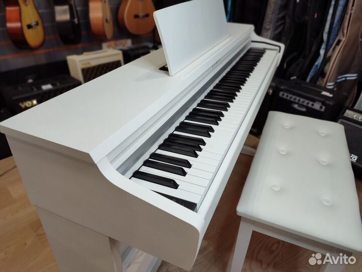 Корпусное цифровое пианино Kawai kdp75w + банкетка