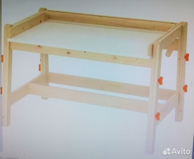 Растущий стол, парта IKEA Flisat (икея) с ящиками