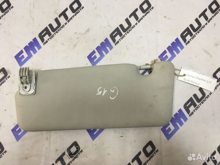 Козырек солнцезащитный левый Ниссан Альмера G15