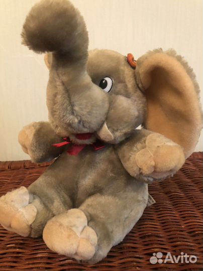 Мягкая игрушка винтаж СССР -Слоник