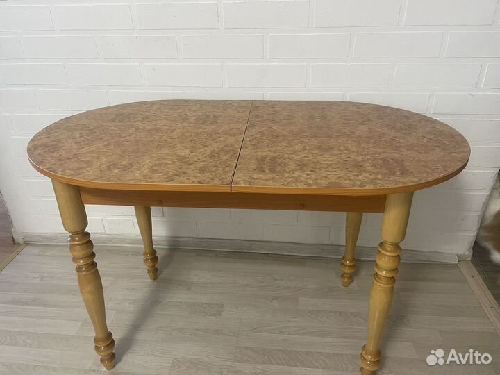 Стол обеденный овальный раздвижной