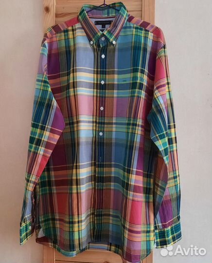 Рубашка мужская Tommy Hilfiger оригинал XL