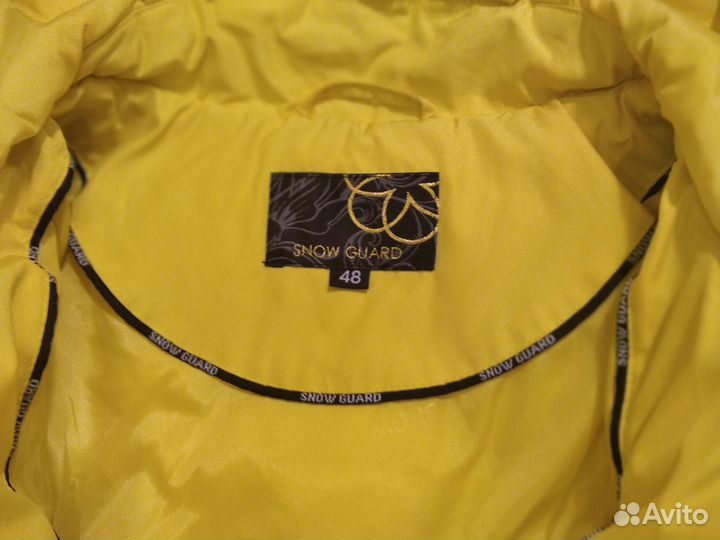 Женский стёганый пуховик 48 р-р