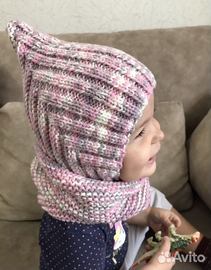 Комплект шапка и снуд для девочки или мальчика