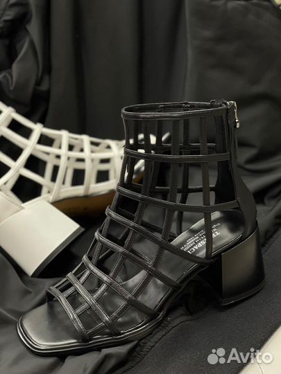 Летнее ботильоны на сетка