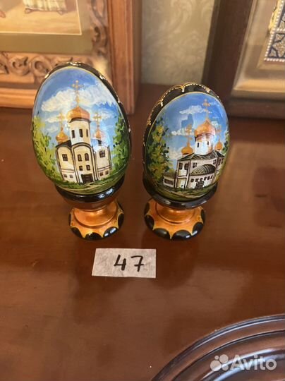 Пасхальные яйца расписные на подстаке