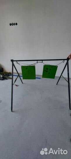 Гонг со стойкой для стрельбы