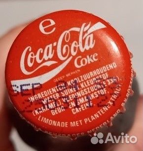 Бутылка Coca-Cola коллекц Голландия изхолодильника