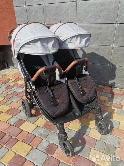 Коляска для двойни Enzo twin Coletto